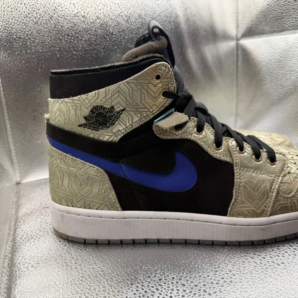 Size 12 ‎ Nike Air Jordan 1 High Zoom Air Comfort Gold Laser Sneakers DQ0659-700